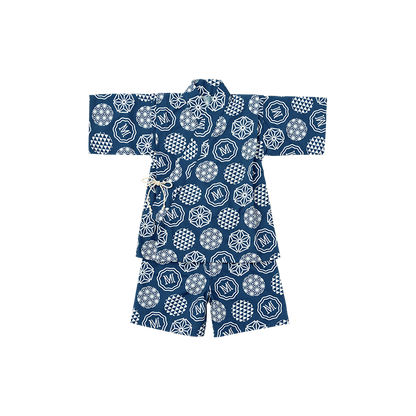 日本夏祭限定/jinbei dots ruri和服kimono