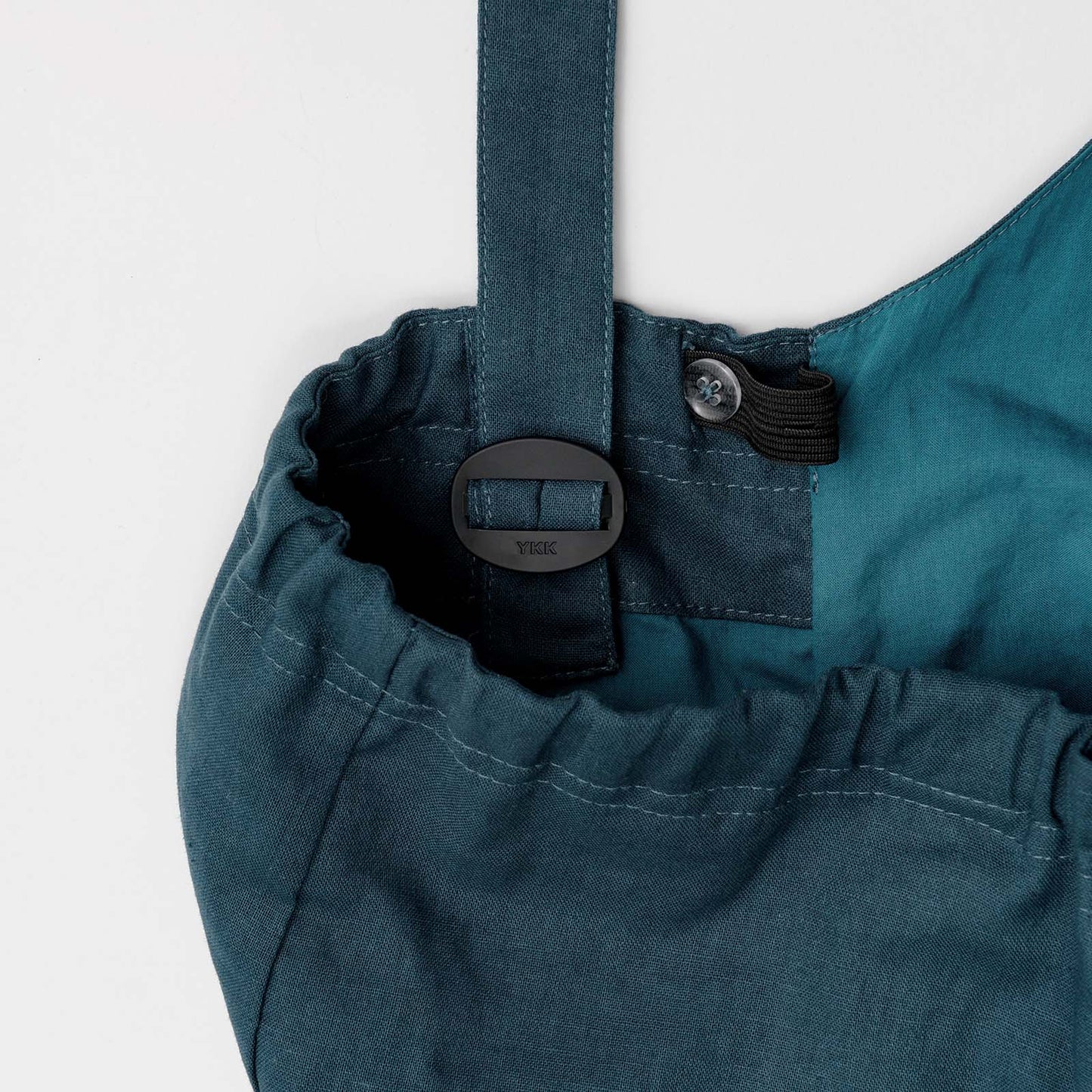 loisir salopette 2 peacock深藍色成長型背帶褲