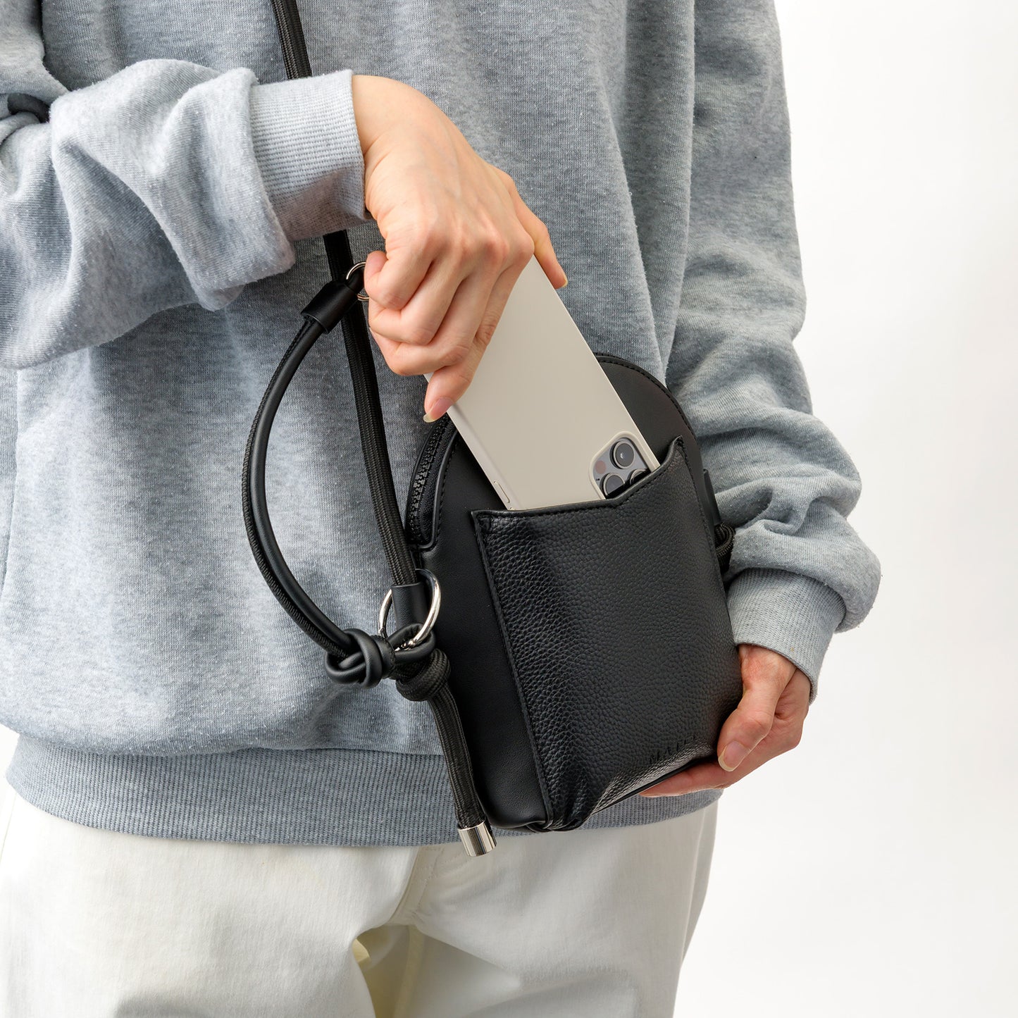 [Mato 2026]ZIPLINE PHONE BAG WHITE智慧型手機包