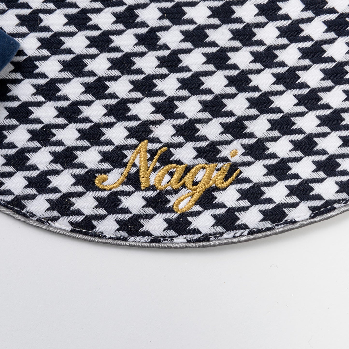 BIB/Dolce houndstooth千格鳥口水巾天鵝絨領結