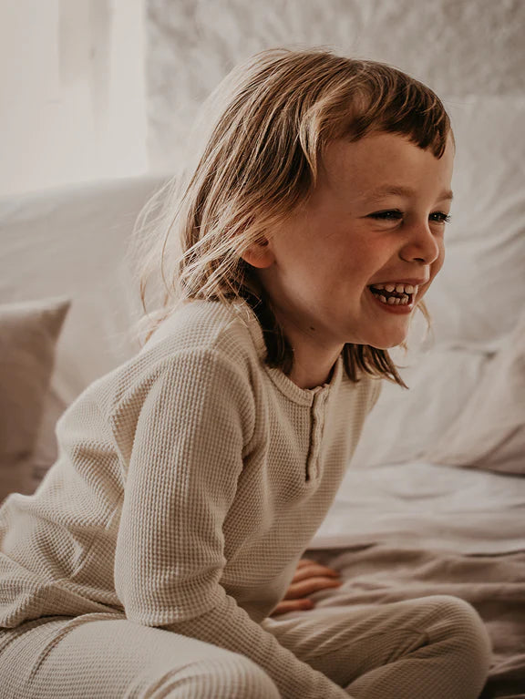 [PRE ORDER] 🇬🇧TSF/organic The Waffle Top有機華夫格棉打底衣