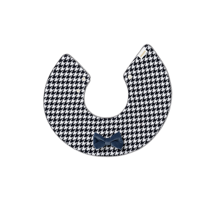 BIB/Dolce houndstooth千格鳥口水巾天鵝絨領結
