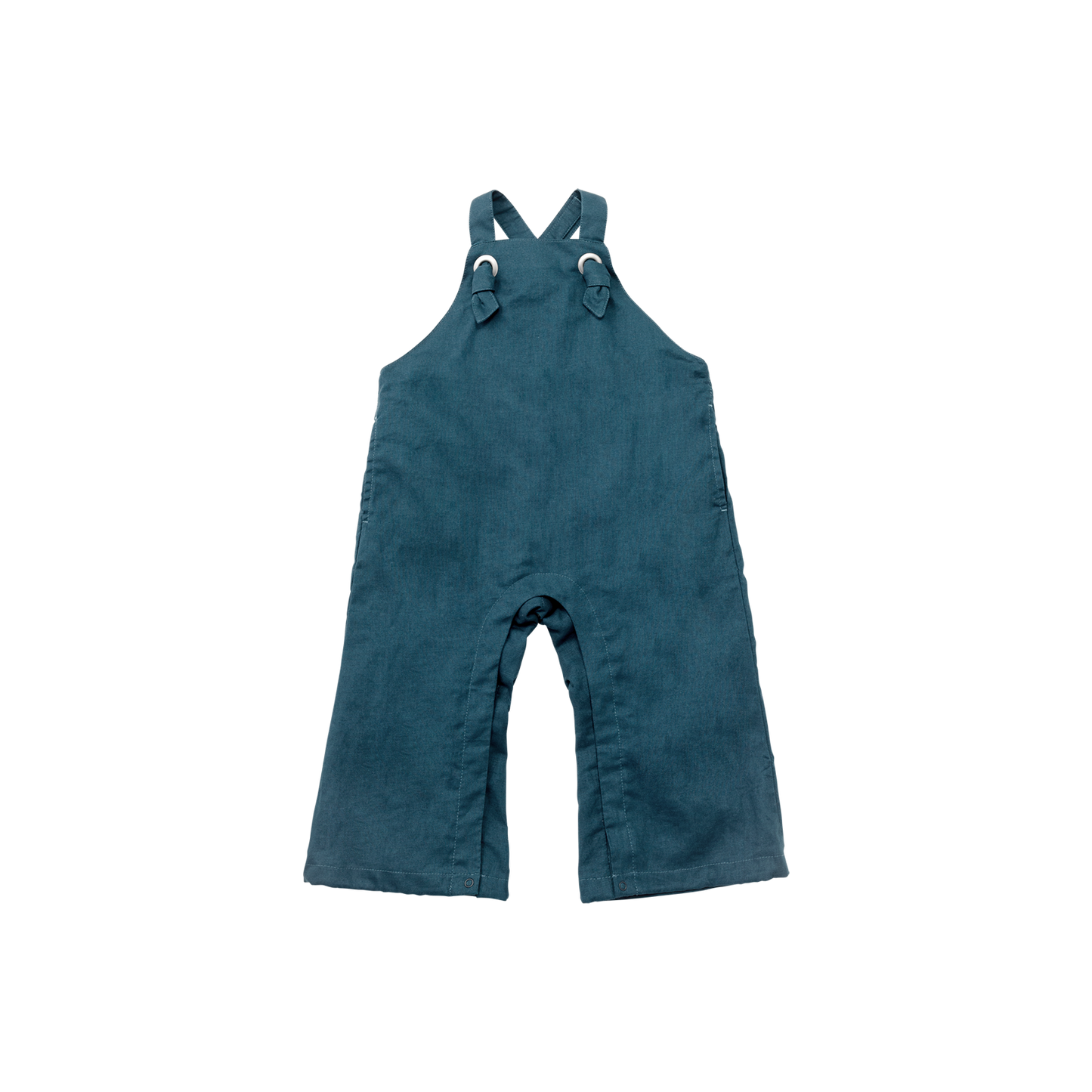 loisir salopette 2 peacock深藍色成長型背帶褲