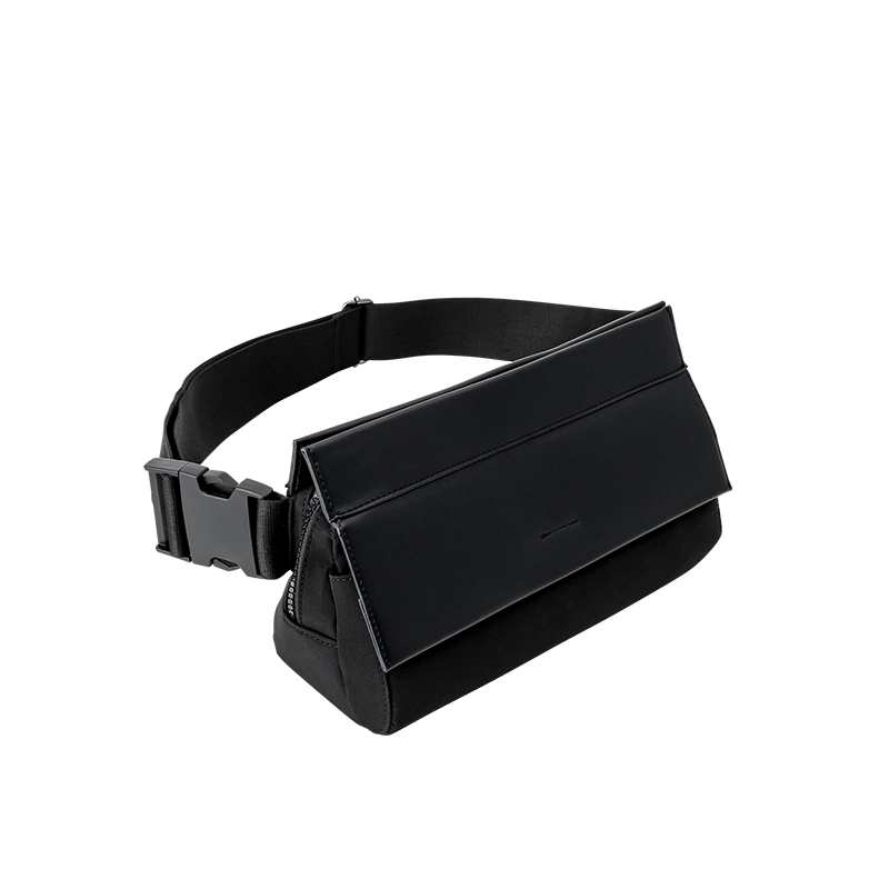 [Mato]MORPH BODY BAG BLACK中性黑色腰包可放水瓶