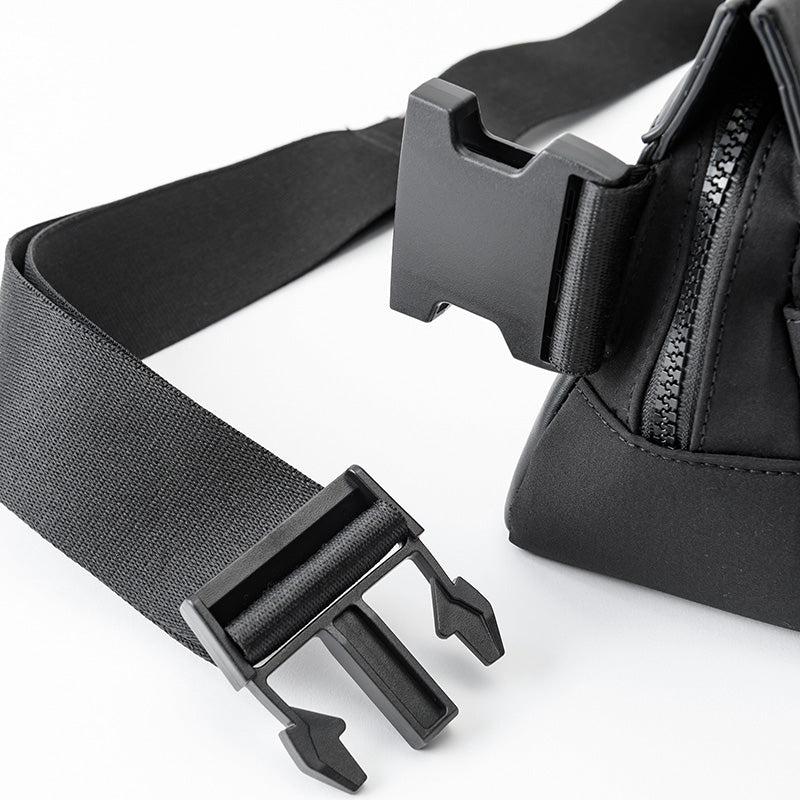 [Mato]MORPH BODY BAG BLACK中性黑色腰包可放水瓶