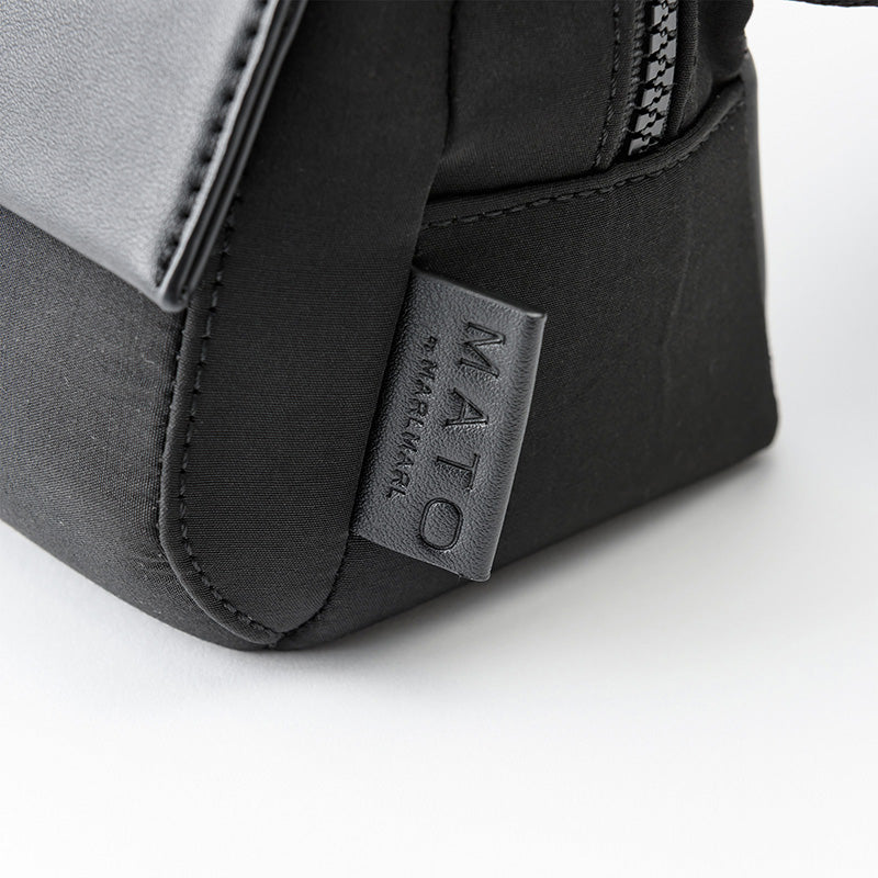 [Mato]MORPH BODY BAG BLACK中性黑色腰包可放水瓶