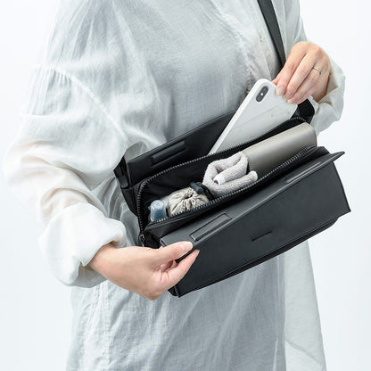 [Mato]MORPH BODY BAG BLACK中性黑色腰包可放水瓶