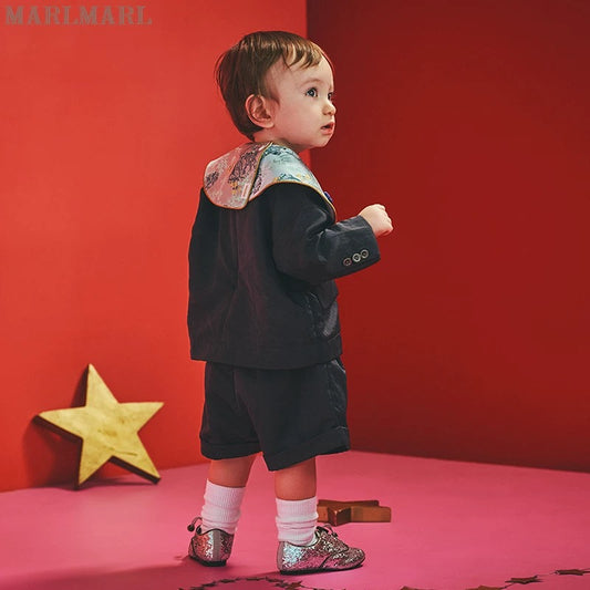 新年團圓系列限定/bib yuan 07 鎏金綠嬰兒口水巾