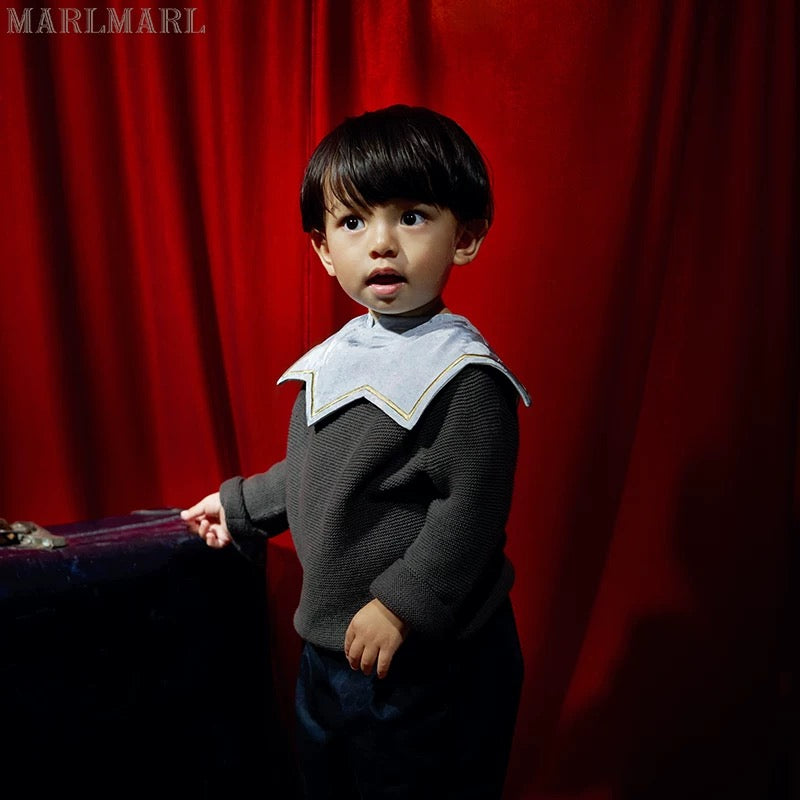 新年團圓系列限定/bib yuan 04 霽青嬰兒口水巾