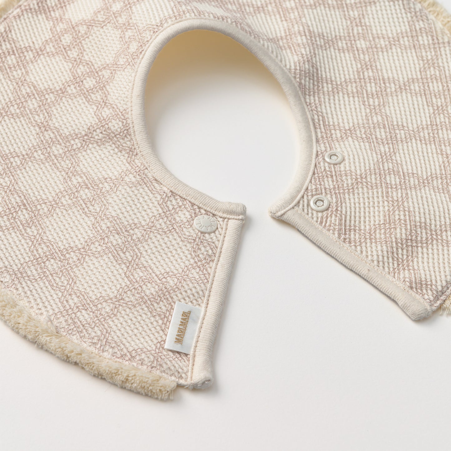 BIB/organic 3 fringe copper法國摩洛哥風格天然華夫格布料有機棉