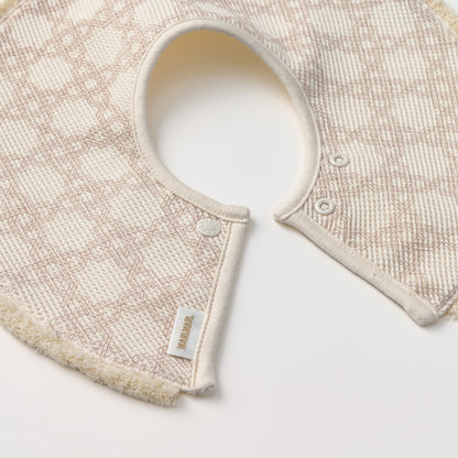 BIB/organic 3 fringe copper法國摩洛哥風格天然華夫格布料有機棉