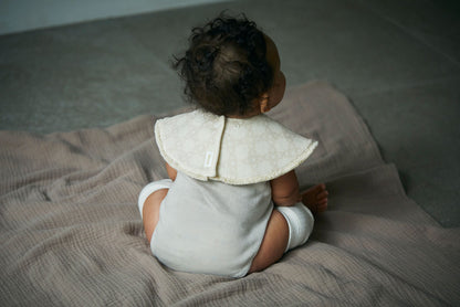 BIB/organic 3 fringe copper法國摩洛哥風格天然華夫格布料有機棉