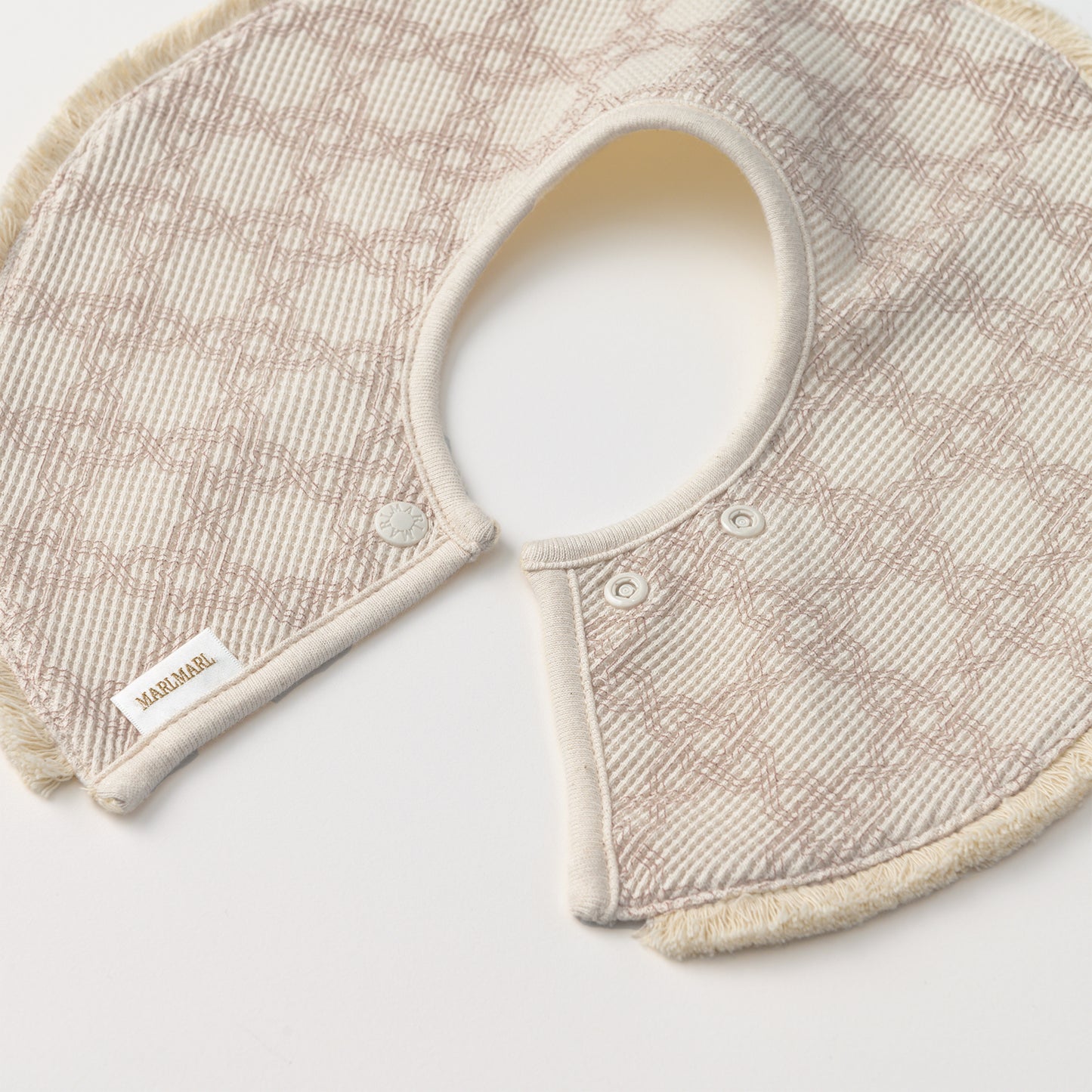 BIB/organic 3 fringe copper法國摩洛哥風格天然華夫格布料有機棉