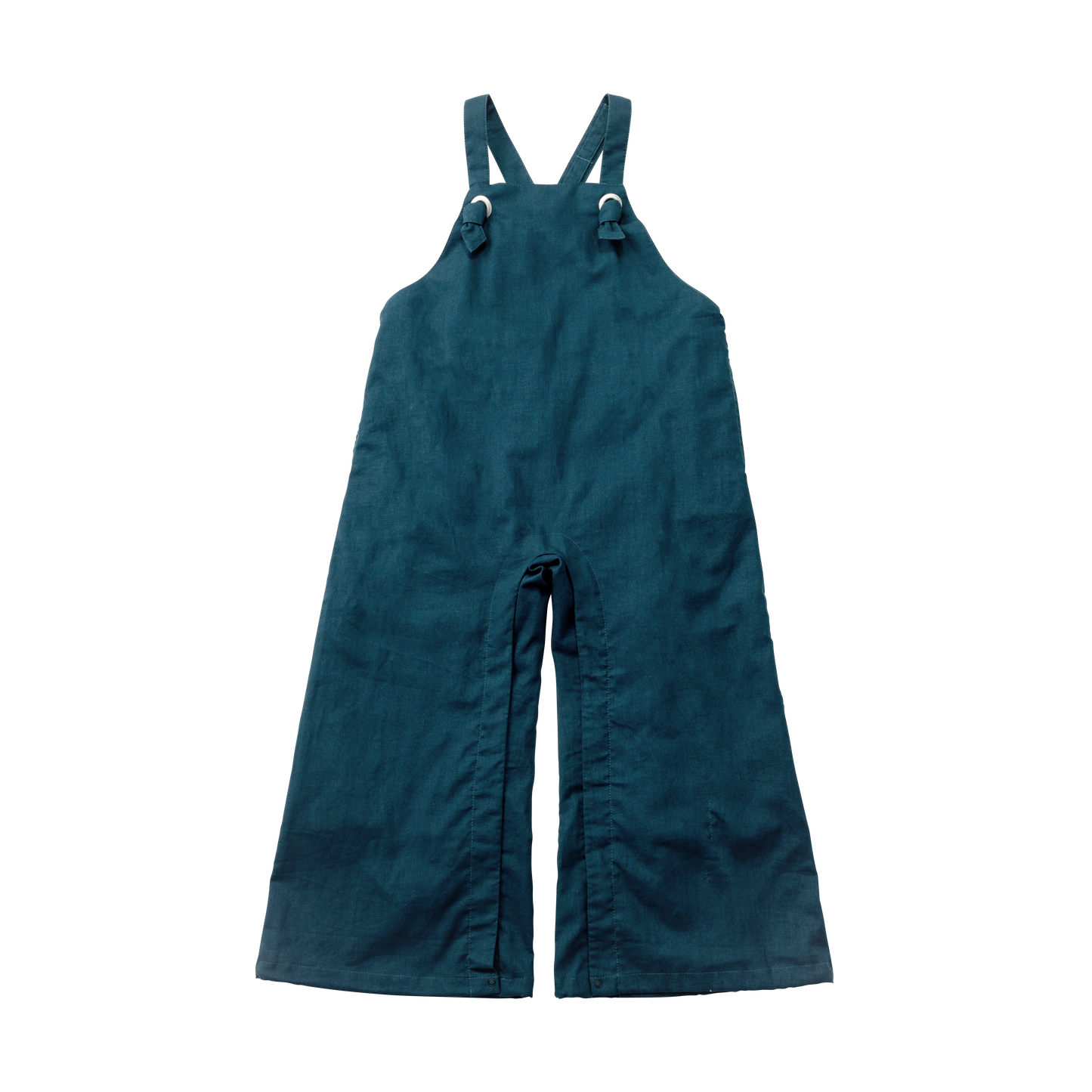 loisir salopette 2 peacock深藍色成長型背帶褲