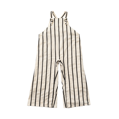 loisir salopette 3 stripe條紋成長型背帶褲