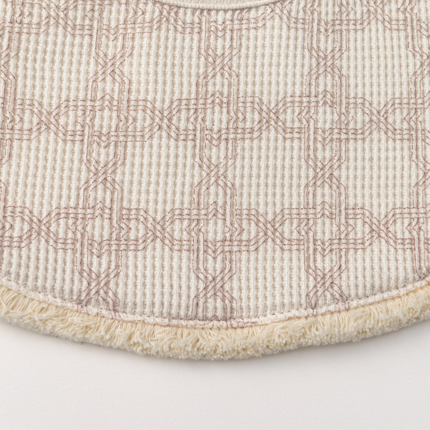 BIB/organic 3 fringe copper法國摩洛哥風格天然華夫格布料有機棉