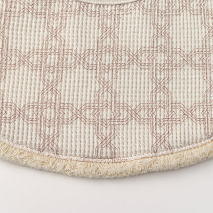 BIB/organic 3 fringe copper法國摩洛哥風格天然華夫格布料有機棉