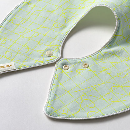 BIB/joujou 4 crinkle green嬰兒口水巾訂製