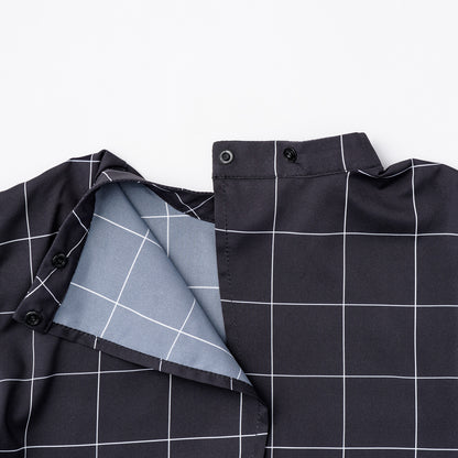 kardia 3 graph black防污圍裙式洋裝適合用餐繪畫手工