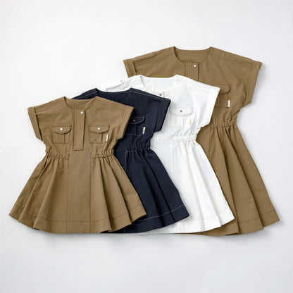 safari dress野生動物園系列防水防污連身裙三色