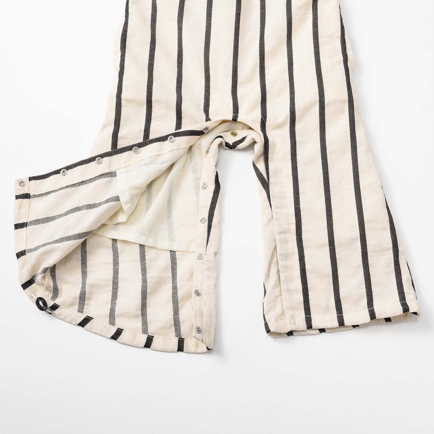 loisir salopette 3 stripe條紋成長型背帶褲