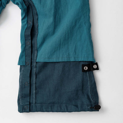 loisir salopette 2 peacock深藍色成長型背帶褲