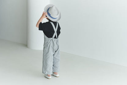 loisir salopette 1 sage淺牛仔色成長型背帶褲