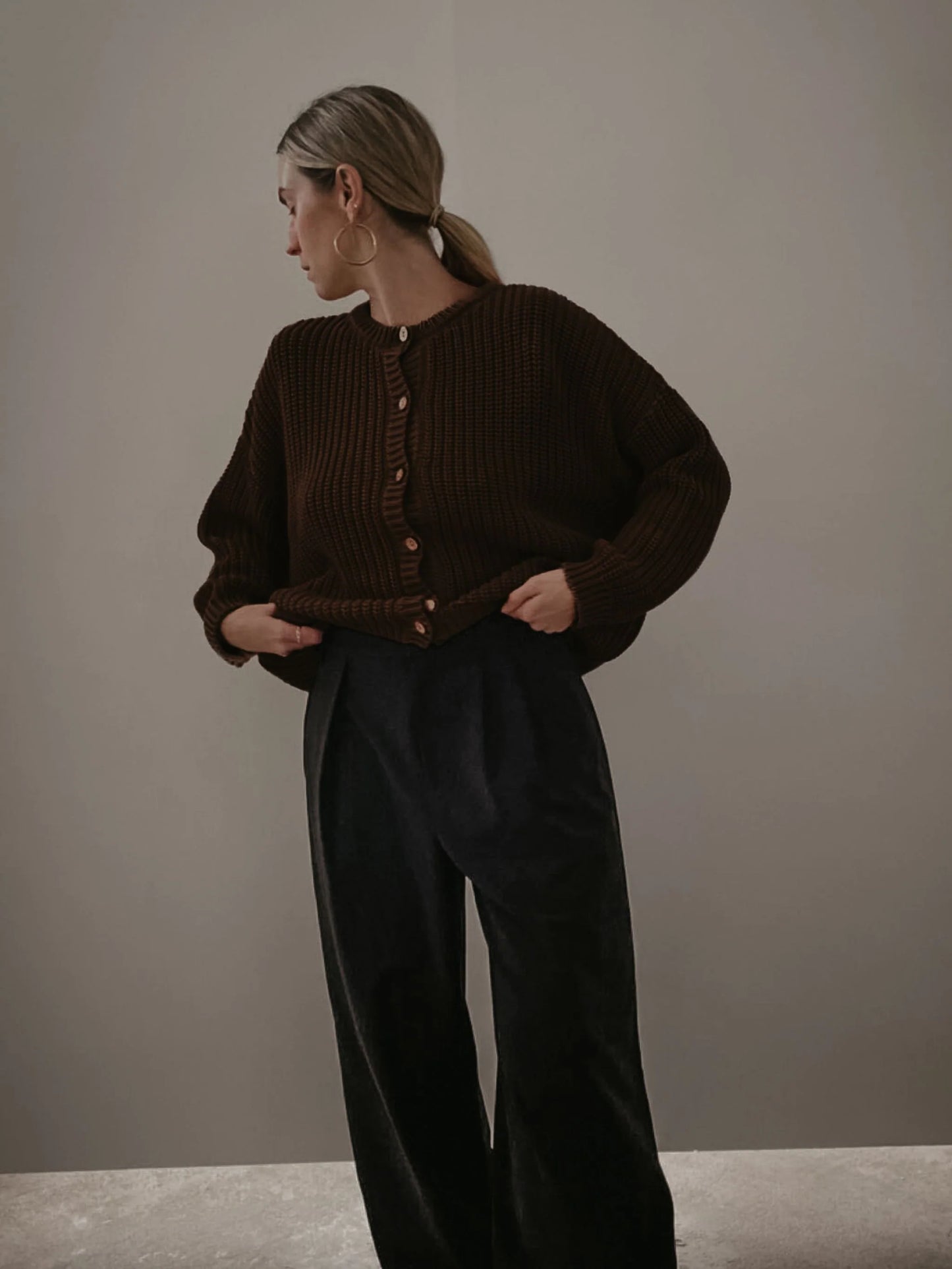 [PRE ORDER] 🇬🇧TSF /The Chunky Knit Cardigan - Women's針織開襟衫親子裝