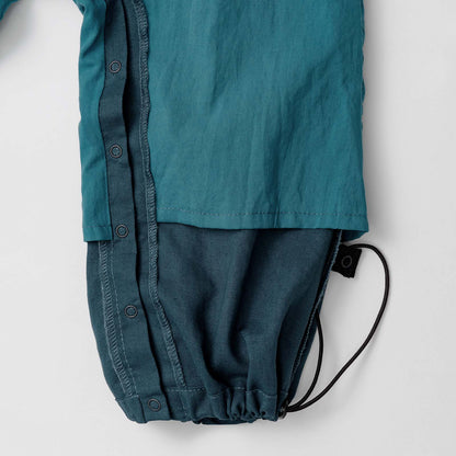 loisir salopette 2 peacock深藍色成長型背帶褲