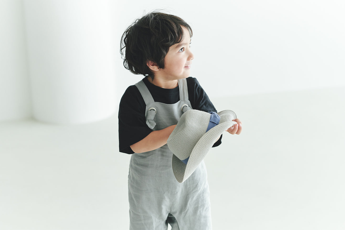 loisir salopette 1 sage淺牛仔色成長型背帶褲