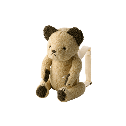 Multifunctional stuffed animalBFF+ 4 bear almond多功能毛絨熊背包娃娃