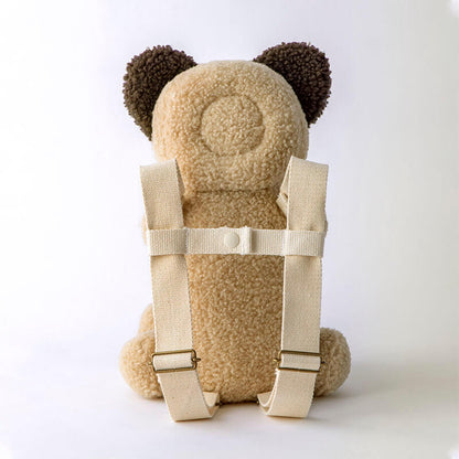 Multifunctional stuffed animalBFF+ 4 bear almond多功能毛絨熊背包娃娃