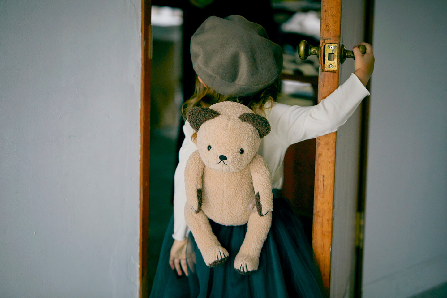 Multifunctional stuffed animalBFF+ 4 bear almond多功能毛絨熊背包娃娃