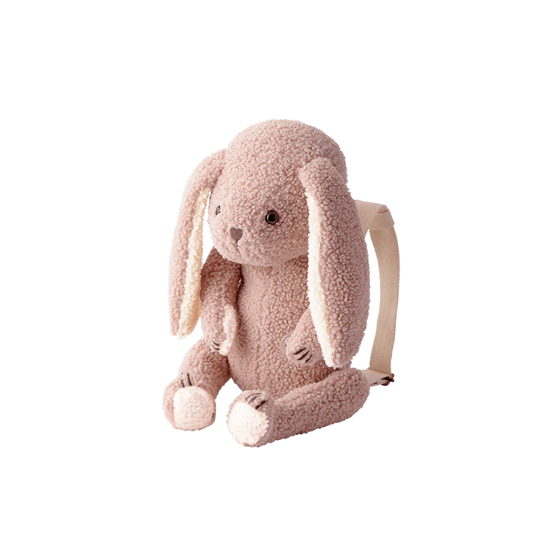 Multifunctional stuffed animal BFF+bunny 多功能毛絨兔子背包娃娃兩色