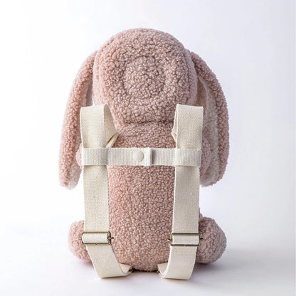 Multifunctional stuffed animal BFF+bunny 多功能毛絨兔子背包娃娃兩色