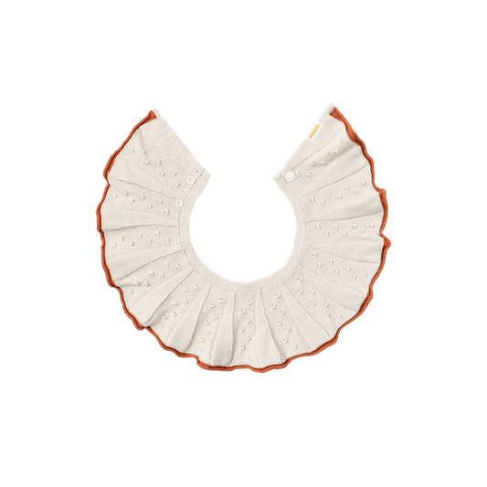 BIB/amu 2 uki beni有機棉針織口水巾日本製造