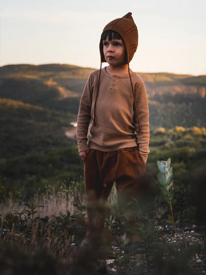 [PRE ORDER] 🇬🇧TSF/organic The Waffle Top有機華夫格棉打底衣