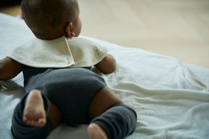 BIB/organic 5 mosaic turquoise法國摩洛哥風格天然華夫格布料有機棉