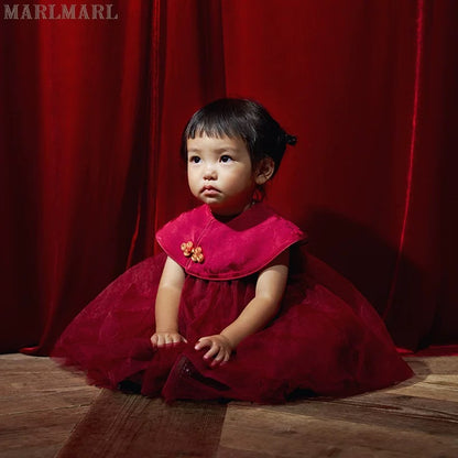 新年團圓系列限定/圍嘴紅釉yuan03口水巾圍兜