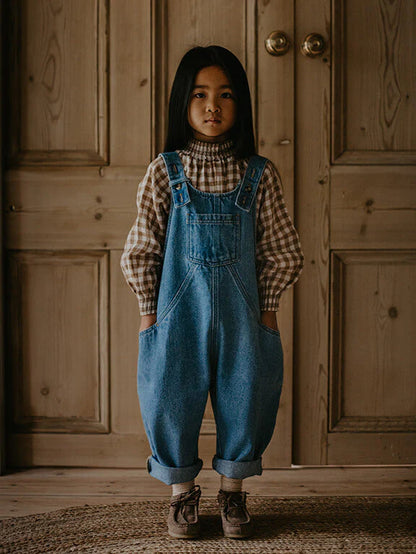 [PRE ORDER] 🇬🇧TSF / The Oversized Denim Dungaree連身牛仔褲親子裝