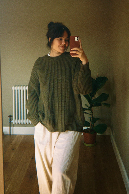 [PRE ORDER] 🇬🇧TSF /The Chunky Knit Sweater - Women's寬鬆針織衫親子裝孕婦友好