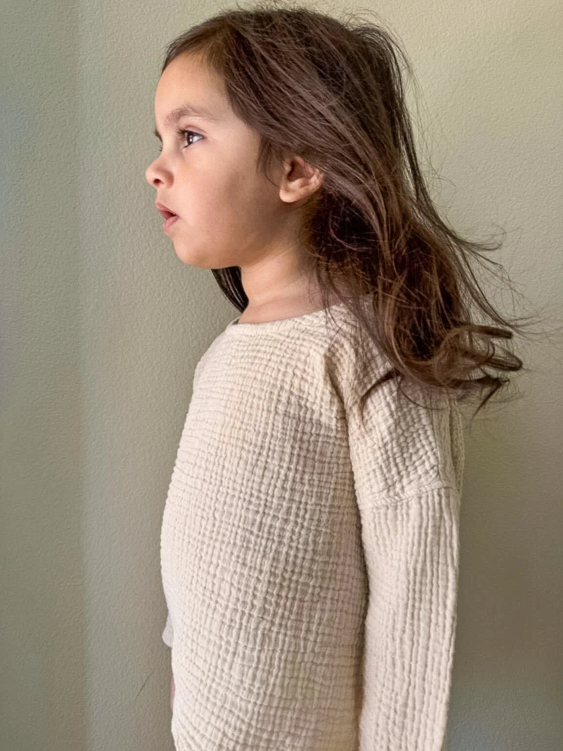 [PRE ORDER] 🇬🇧TSF/The Button Back Top長袖muslin上衣