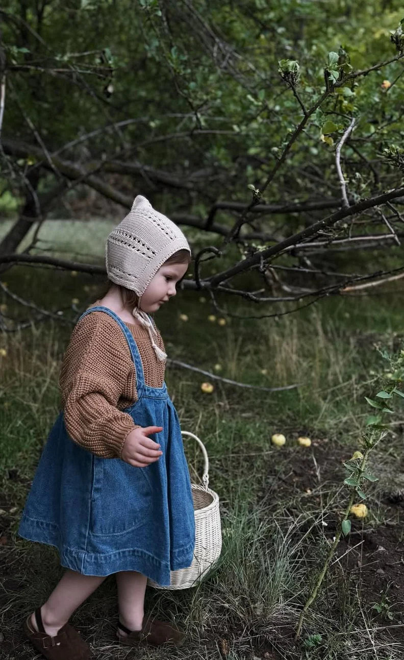 [PRE ORDER] 🇬🇧TSF/The Oversized Denim Pinafore有機棉牛仔背心裙