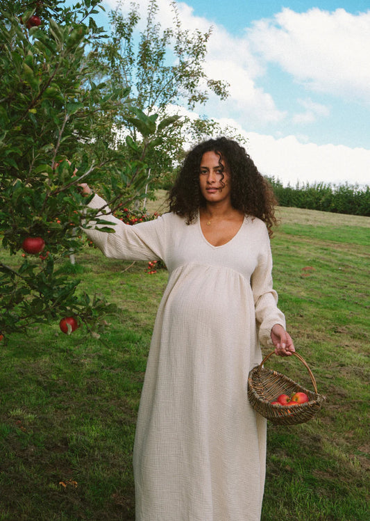 [PRE ORDER]🇬🇧 TSF /The Meadow Dres有機棉穆紗v領連衣裙印度製造