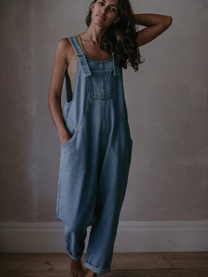 [PRE ORDER]🇬🇧 TSF / The Oversized Denim Dungaree - Women's連身牛仔褲親子裝