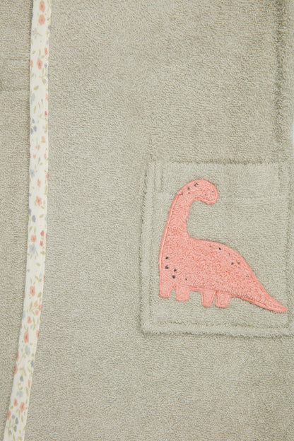 「🇨🇭Elly+lune」Mia Bathrobe Dino-GOTS