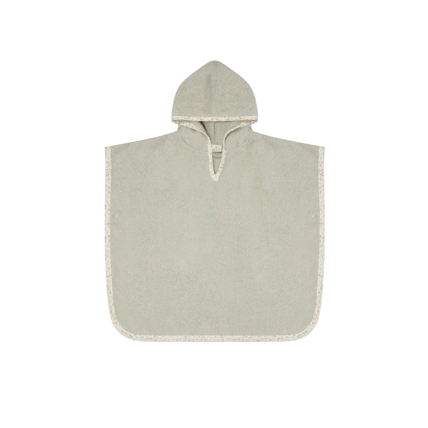 「🇨🇭Elly+lune」Piu Poncho Dusty Green-GOTS
