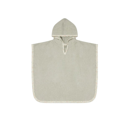 「🇨🇭Elly+lune」Piu Poncho Dusty Green-GOTS