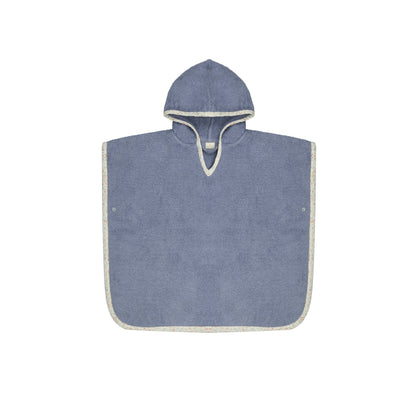 「🇨🇭Elly+lune」Piu Poncho Indigo-GOTS