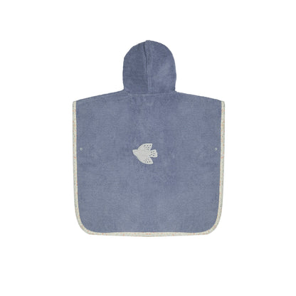 「🇨🇭Elly+lune」Piu Poncho Indigo-GOTS